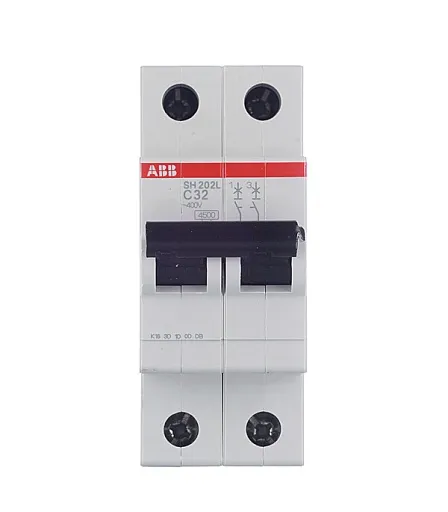 Автоматический выключатель модульный ABB SH202 2P 32А тип C 6 кА 400 В (2CDS212001R0324) Автоматический выключатель модульный ABB SH202 2P 32А тип C 6 кА 400 В (2CDS212001R0324)