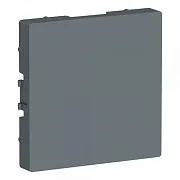 Заглушка Systeme Electric AtlasDesign встраиваемая грифель (ATN000709)