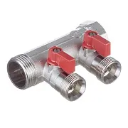 Коллектор Henco 1 ВР(г) х 2 выхода 3/4 НР(ш) ЕК х 1 НР(ш) с шаровыми кранами (VB060502-ROOD) Коллектор Henco 1 ВР(г) х 2 выхода 3/4 НР(ш) ЕК х 1 НР(ш) с шаровыми кранами (VB060502-ROOD)