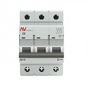 Автоматический выключатель модульный EKF Averes AV-10 3P 2А тип C 10 кА 400 В (mcb10-3-02C-av)