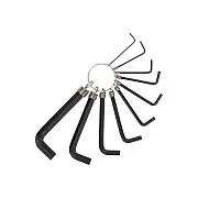 Набор шестигранных ключей г-образных Kranz HEX 1,5-10 мм (KR-12-5201) (10 шт.) Набор шестигранных ключей г-образных Kranz HEX 1,5-10 мм (KR-12-5201) (10 шт.)