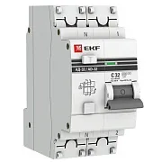 Автомат дифференциальный EKF PROxima АД-32 32А 1P+N тип AC 100 мА 4,5 кА (DA32-32-100-pro)