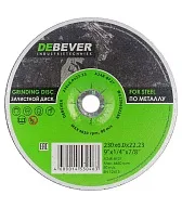 Круг зачистной по металлу Debever 230х22х6 мм (WG23060228R/30463) Круг зачистной по металлу Debever 230х22х6 мм (WG23060228R/30463)