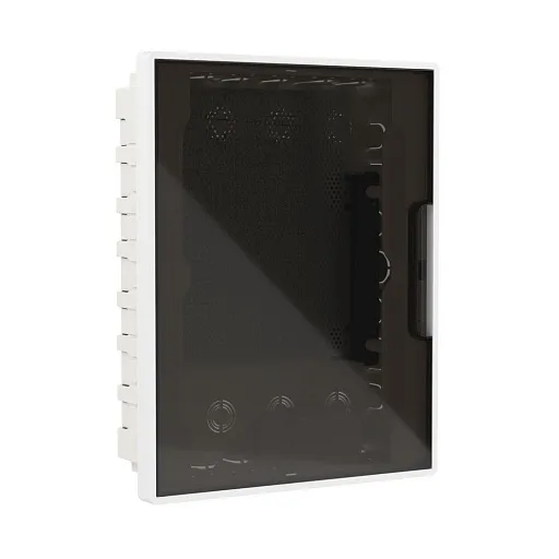 Щит слаботочный встраиваемый DKC Frame пластиковый IP40 399х311х100 мм 24 модуля прозрачная дверь белый (F24B4WDDIY) Щит слаботочный встраиваемый DKC Frame пластиковый IP40 399х311х100 мм 24 модуля прозрачная дверь белый (F24B4WDDIY)