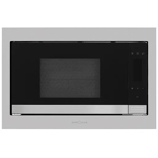 Микроволновая печь встраиваемая Krona Optima Essen 60 IX нержавеющая сталь/черная