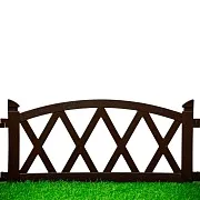 Забор декоративный Standartpark Арка 0,26х0,6 м 0,91 кг сборный коричневый Забор декоративный Standartpark Арка 0,26х0,6 м 0,91 кг сборный коричневый