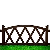 Забор декоративный Standartpark Арка 0,26х0,6 м 0,91 кг сборный коричневый