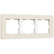 Рамка Werkel Split трехместная айвори/белая soft-touch (a067256) Рамка Werkel Split трехместная айвори/белая soft-touch (a067256)