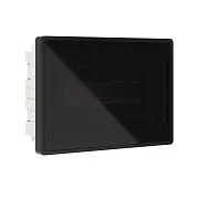 Щит распределительный встраиваемый DKC Frame ЩРВ-П пластиковый IP40 224х312х100 мм 12 модулей черная дверь (F12B1BDDIY)