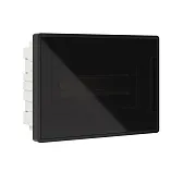 Щит распределительный встраиваемый DKC Frame ЩРВ-П пластиковый IP40 224х312х100 мм 12 модулей черная дверь (F12B1BDDIY) Щит распределительный встраиваемый DKC Frame ЩРВ-П пластиковый IP40 224х312х100 мм 12 модулей черная дверь (F12B1BDDIY)