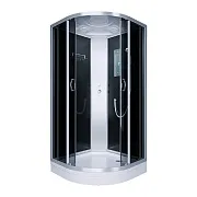 Душевая кабина Erlit Comfort 90х90х215 см стекло тонированное 4 мм с низким поддоном полукруг Душевая кабина Erlit Comfort 90х90х215 см стекло тонированное 4 мм с низким поддоном полукруг