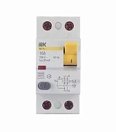 УЗО IEK Karat ВД1-63 16А 1P+N тип AC 30 мА 4,5 кА (MDV10-2-016-030) УЗО IEK Karat ВД1-63 16А 1P+N тип AC 30 мА 4,5 кА (MDV10-2-016-030)