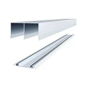 Комплект направляющих Elegant серебро 80х1760 мм Комплект направляющих Elegant серебро 80х1760 мм