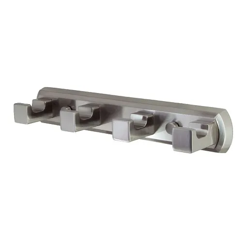 Вешалка для ванной WasserKraft Rhin K-8700 4 крючка на шуруп металл хром (K-8774) Вешалка для ванной WasserKraft Rhin K-8700 4 крючка на шуруп металл хром (K-8774)