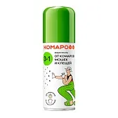 Средство для защиты от клещей и летающих насекомых аэрозоль КОМАРОФФ 3 в 1 100 мл