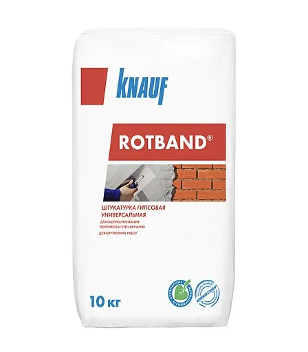Штукатурка гипсовая Knauf Ротбанд 10 кг Штукатурка гипсовая Knauf Ротбанд 10 кг