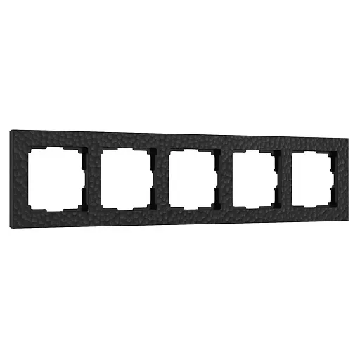 Рамка Werkel Hammer пятиместная черная (a052531) Рамка Werkel Hammer пятиместная черная (a052531)