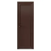 Металлопластиковая дверь VEKA 2050х600 мм алюминиевый порог коричневая левая глухая Металлопластиковая дверь VEKA 2050х600 мм алюминиевый порог коричневая левая глухая