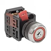 Переключатель EKF PROxima АKS-22 660 В 1NO+1NC IP65 2P с фиксацией с замком черный Переключатель EKF PROxima АKS-22 660 В 1NO+1NC IP65 2P с фиксацией с замком черный