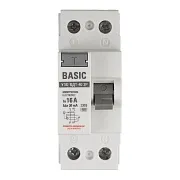 УЗО EKF Basic ВДТ-40 16А 1P+N тип AC 30 мА 4,5 кА (elcb-2-16-30e-sim)