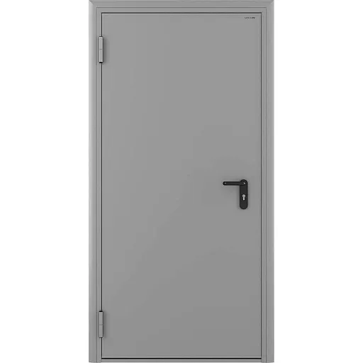 Дверь противопожарная DoorHan ДП-EI-60 глухая левая серый RAL 7035 880х2050 мм Дверь противопожарная DoorHan ДП-EI-60 глухая левая серый RAL 7035 880х2050 мм