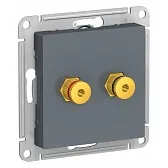 Розетка аудио Systeme Electric AtlasDesign встраиваемая грифель (ATN000787) Розетка аудио Systeme Electric AtlasDesign встраиваемая грифель (ATN000787)