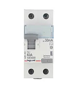 УЗО Legrand TX3 63А 1P+N тип AC 30 мА 10 кА (403002)