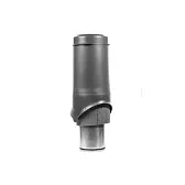 Вентиляционный выход Krovent Pipe-VT изолированный d125 мм серый RAL 7024 Вентиляционный выход Krovent Pipe-VT изолированный d125 мм серый RAL 7024