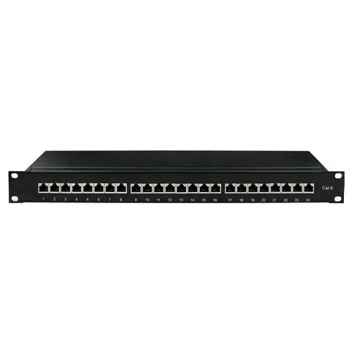 Патч-панель экранированная DKC 1U 19 дюйм RJ45 CAT6 24 порта (RN6PPF241) Патч-панель экранированная DKC 1U 19 дюйм RJ45 CAT6 24 порта (RN6PPF241)
