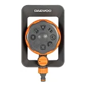 Дождеватель 1х1/2х5/8х3/4 Daewoo 8в1 пластиковый статический 8 режимов (DWS 1018) Дождеватель 1х1/2х5/8х3/4 Daewoo 8в1 пластиковый статический 8 режимов (DWS 1018)