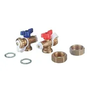 Тройник коллекторный 1" с воздухоотводчиком и с шаровым краном (UFH-ESK060303-M) Тройник коллекторный 1" с воздухоотводчиком и с шаровым краном (UFH-ESK060303-M)
