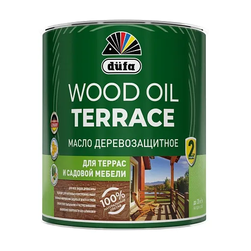Масло Dufa Wood Oil Terrace для террас бесцветное 0,8 л Масло Dufa Wood Oil Terrace для террас бесцветное 0,8 л