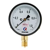 Манометр Росма радиальный 1/2 НР(ш) 10 бар d100 мм (6836) Манометр Росма радиальный 1/2 НР(ш) 10 бар d100 мм (6836)