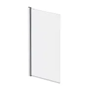 Шторка на ванну распашная 80х140х0,6 см профиль хром AM.PM Gem (W90BS-D080-140CT)