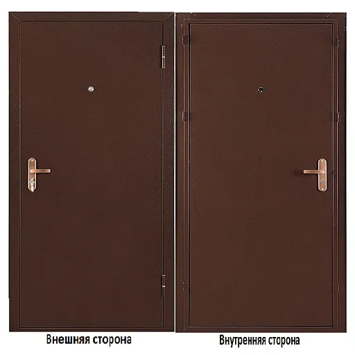 Дверь входная Промет Профи Про правая медный антик - медный антик 960х2050 мм