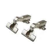 Петля мебельная Lemax prof Clip-on 45° угловая с эксцентриком и доводчиком (2 шт.)