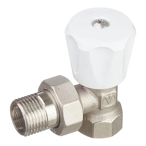 Клапан регулирующий угловой Valtec 1/2 НР(ш) х 1/2 ВР(г) для радиатора (VT.007.LN.04) Клапан регулирующий угловой Valtec 1/2 НР(ш) х 1/2 ВР(г) для радиатора (VT.007.LN.04)