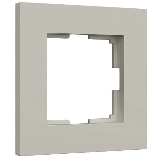 Рамка Werkel Slab одноместная дымчатая софт (a071622)