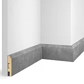 Плинтус МДФ напольный Cosca Decor VP07 бетон 80х16х2400 мм Плинтус МДФ напольный Cosca Decor VP07 бетон 80х16х2400 мм