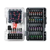 Набор бит КМ PH/PZ/TORX/HEX 25/50 мм с магнитным держателем (60 шт.) (1158349) Набор бит КМ PH/PZ/TORX/HEX 25/50 мм с магнитным держателем (60 шт.) (1158349)