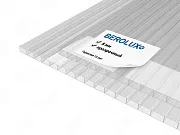 Сотовый поликарбонат BEROLUX 8 мм прозрачный