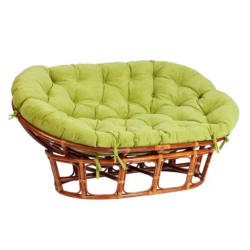 Диван садовый из ротанга TetСhair Mamasan коричневый/олива 1690х1020х800 мм с подушкой (24252) Диван садовый из ротанга TetСhair Mamasan коричневый/олива 1690х1020х800 мм с подушкой (24252)