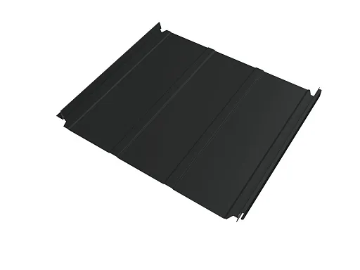 Кликфальц 0,5 мм Grand Line Double Pro Line с пленкой на замках антрацитово-серый RAL 7016 satin Кликфальц 0,5 мм Grand Line Double Pro Line с пленкой на замках антрацитово-серый RAL 7016 satin