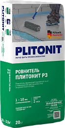 Наливной пол Plitonit P3 финишный самовыравнивающийся 20 кг