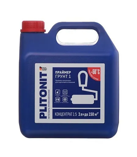 Грунт Plitonit 1/ 1 Profi 3 л концентрат 1:5 Грунт Plitonit 1/ 1 Profi 3 л концентрат 1:5