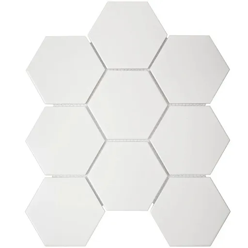 Мозаика Starmosaic Hexagon big белая керамическая 295х256х6 мм матовая Мозаика Starmosaic Hexagon big белая керамическая 295х256х6 мм матовая