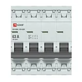 Выключатель нагрузки EKF PROxima ВН-63N 4Р 63А 400 В на DIN-рейку (S63463)