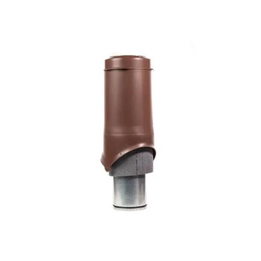 Вентиляционный выход Krovent Pipe-VT изолированный d125 мм коричневый RAL 8017 Вентиляционный выход Krovent Pipe-VT изолированный d125 мм коричневый RAL 8017