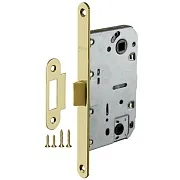 Замок врезной Fuaro PLASTP96WC-50 SG для межкомнатной двери под фиксатор матовое золото Замок врезной Fuaro PLASTP96WC-50 SG для межкомнатной двери под фиксатор матовое золото