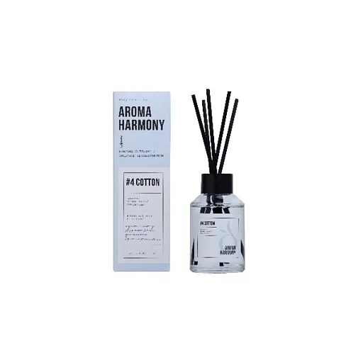 Аромадиффузор с палочками Aroma Harmony Nature №4 Cotton 60 мл Аромадиффузор с палочками Aroma Harmony Nature №4 Cotton 60 мл